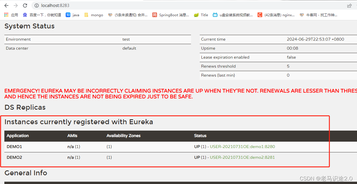 eureka客户端注册重写eureka实现服务注册原理
